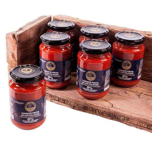 Pack Seis Botes Tomate Frito De Los Palacios 0% Azúcares Añadidos | Tierra Palaciega_0