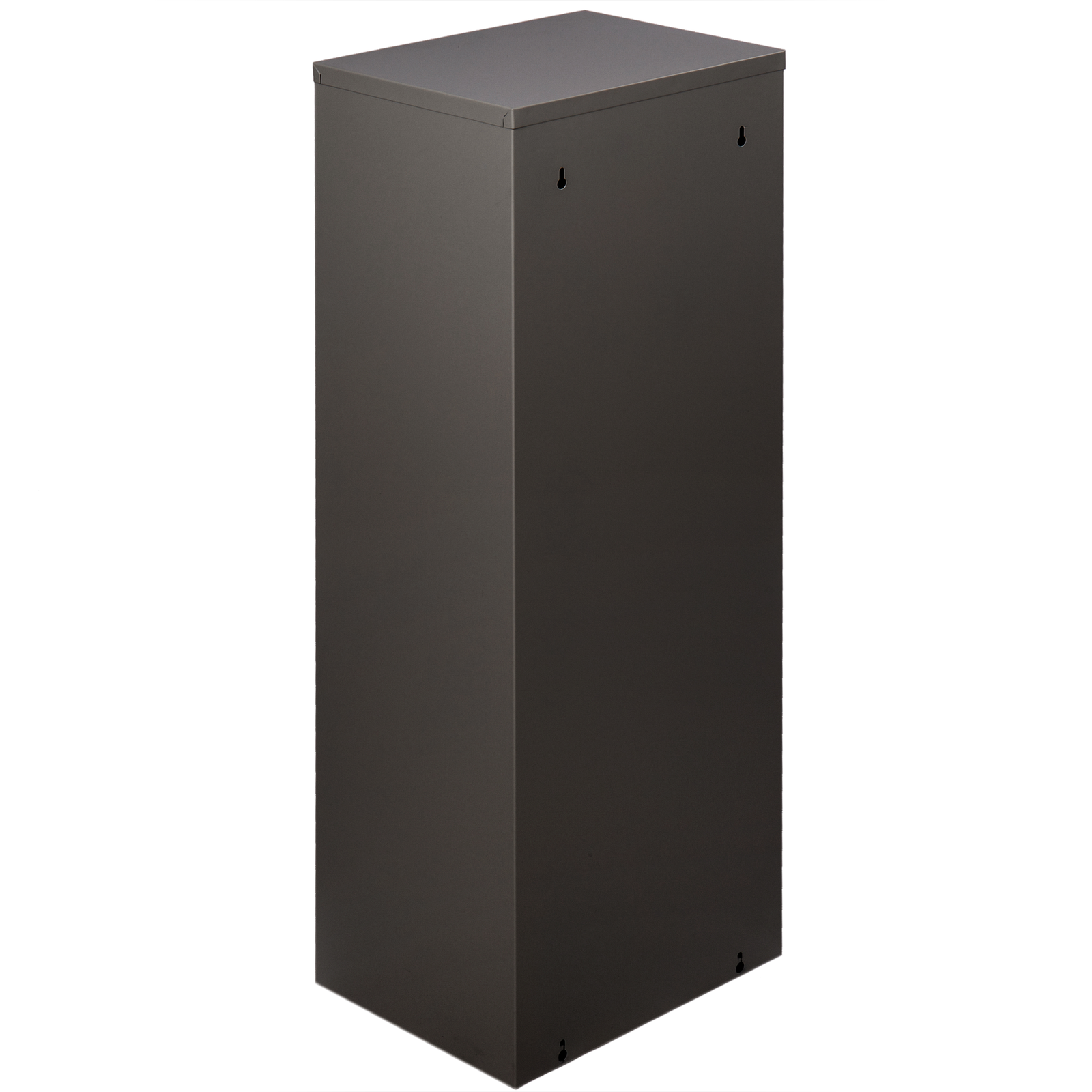Cubo De Basura Metálico Con 2 Compartimentos Negro Para Reciclaje_2