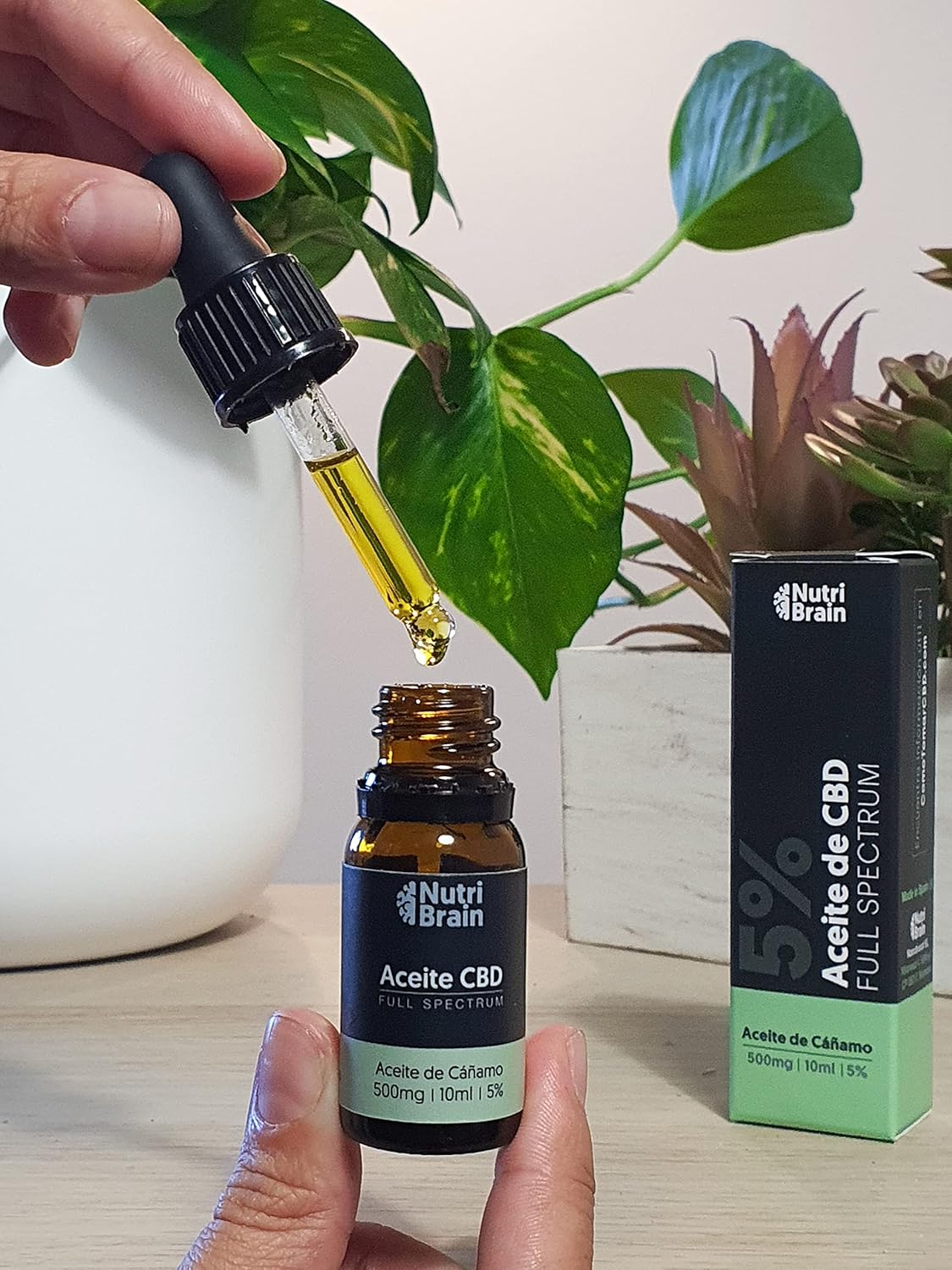 Aceite Cbd Espectro Completo 5% 500mg Relajación Nutribrain 10ml_1
