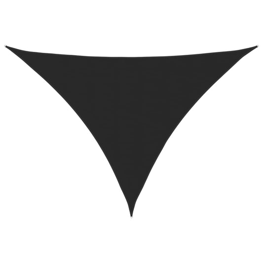 Toldo De Vela Triangular Tela Oxford Negro 2,5x2,5x3,5 M_0