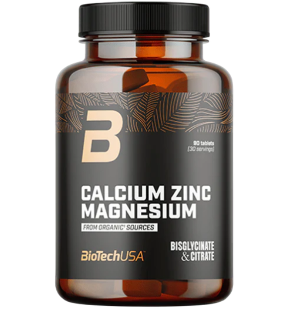 Calcium Zinc Magnesium Organic Sources 90 Tab