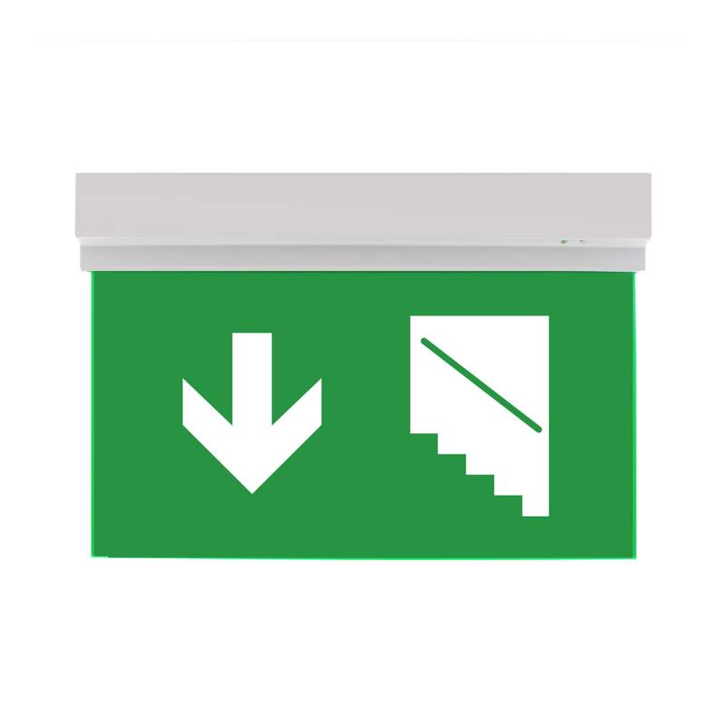 Luz De Emergencia Led Sign Superficie Sl103, Blanco Frío_1