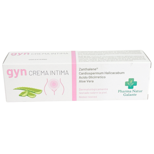 Gyn Crema Íntima Calmante – Alivio Inmediato Del Picor Y Ardor En La Zona Íntima Femenina – 40 Ml