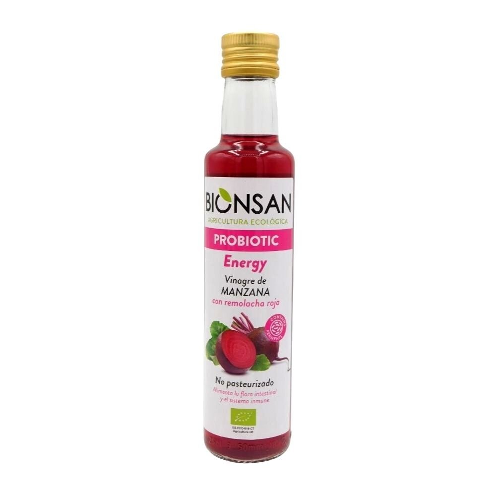 Vinagre De Manzana Con Remolacha Eco Bionsan 250ml_0