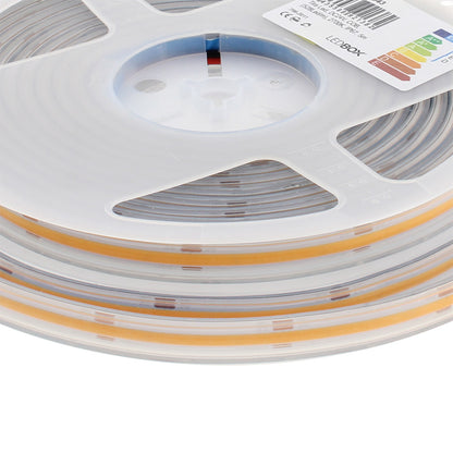 Tira Led Monocolor Cob, Chipled Samsung, Dc24v, 5m (528led/m), 75w, Ip67, Blanco Frío_3