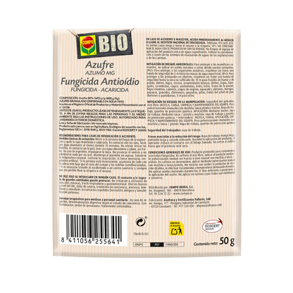 Compo Bio Fungicida acaricida Azufre Antiodio 450 g
