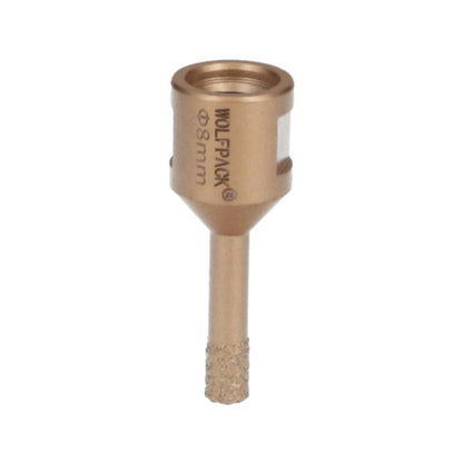 Corona Diamante Para Amoladora Ø 8 Mm. Conexión Rosca M14. Corte Seco_0