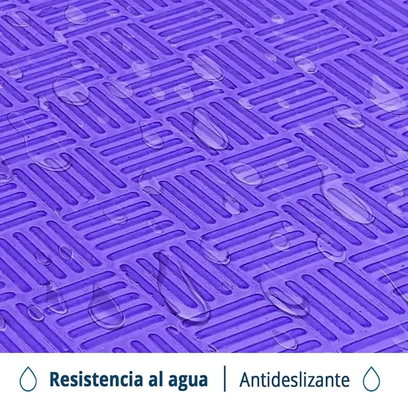 Artatami® Tatami Puzzle 1x1x20 Mm Naranja - Lila Pack Ahorro【30 Unidades】gimnasios - Fitness - Pilates - Yoga_4