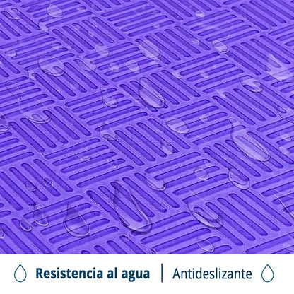 Artatami® Tatami Puzzle 1x1x20 Mm Naranja - Lila Pack Ahorro【20 Unidades】gimnasios - Fitness - Pilates - Yoga_4