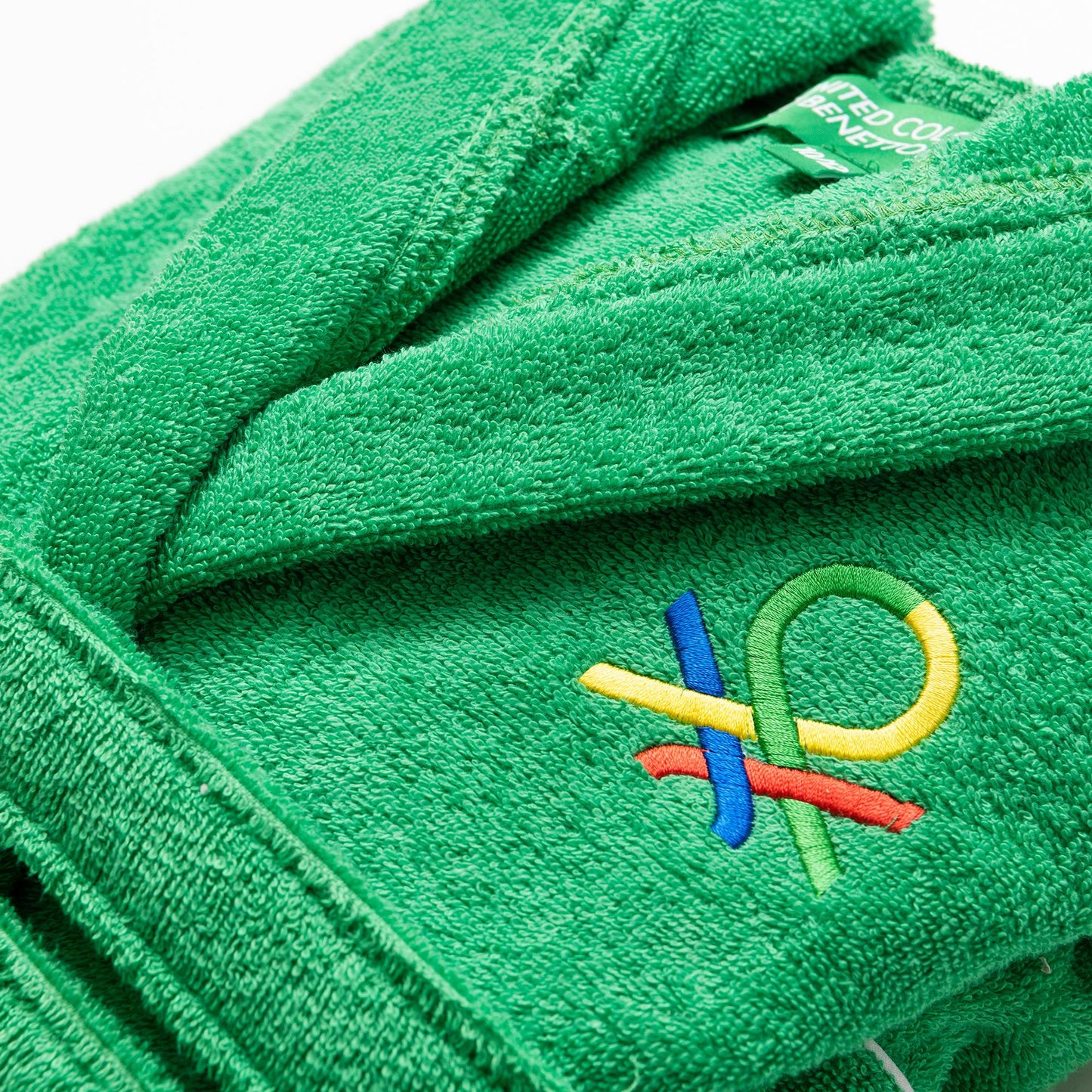 Albornoz De Niños 7-9 Años 380gsm 100% Algodón Verde Kids_4