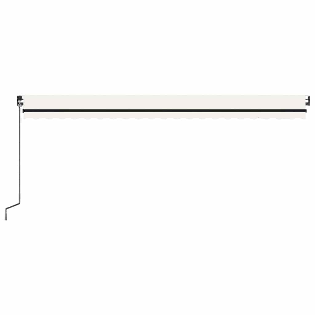 Toldo Retráctil Manual Con Luz Led Crema 500x300 Cm_3