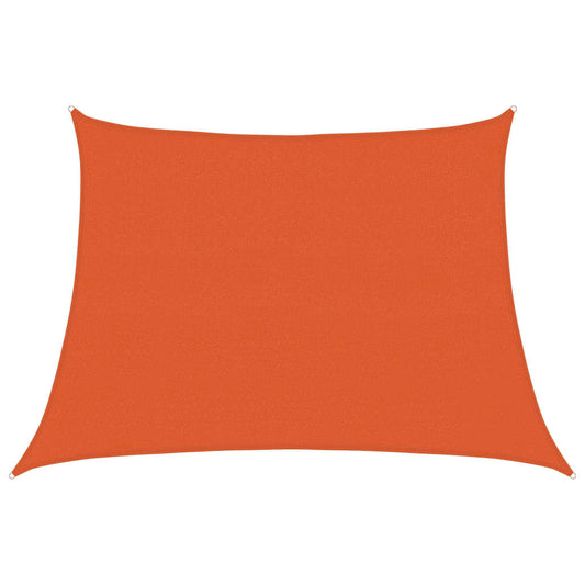 Toldo De Vela Trapecio Hdpe Naranja 160 G/m² 4/5x3 M_0
