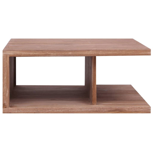 Mesa De Centro De Madera Maciza De Teca 170x70x30 Cm_0