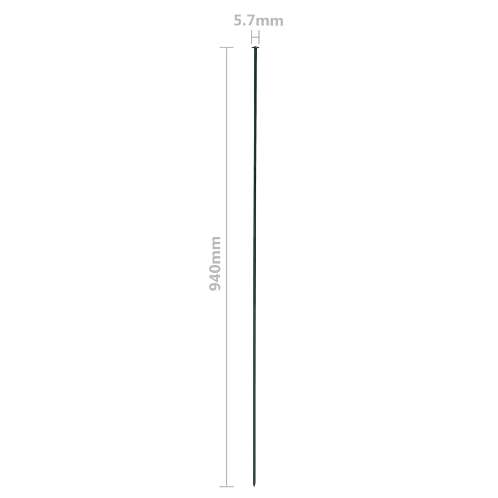 Set De Valla De Jardín Arqueada Verde 77,5x64 Cm / Vetonek_2