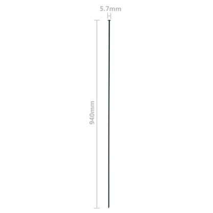 Set De Valla De Jardín Arqueada Verde 77,5x78,5 Cm / Vetonek_4