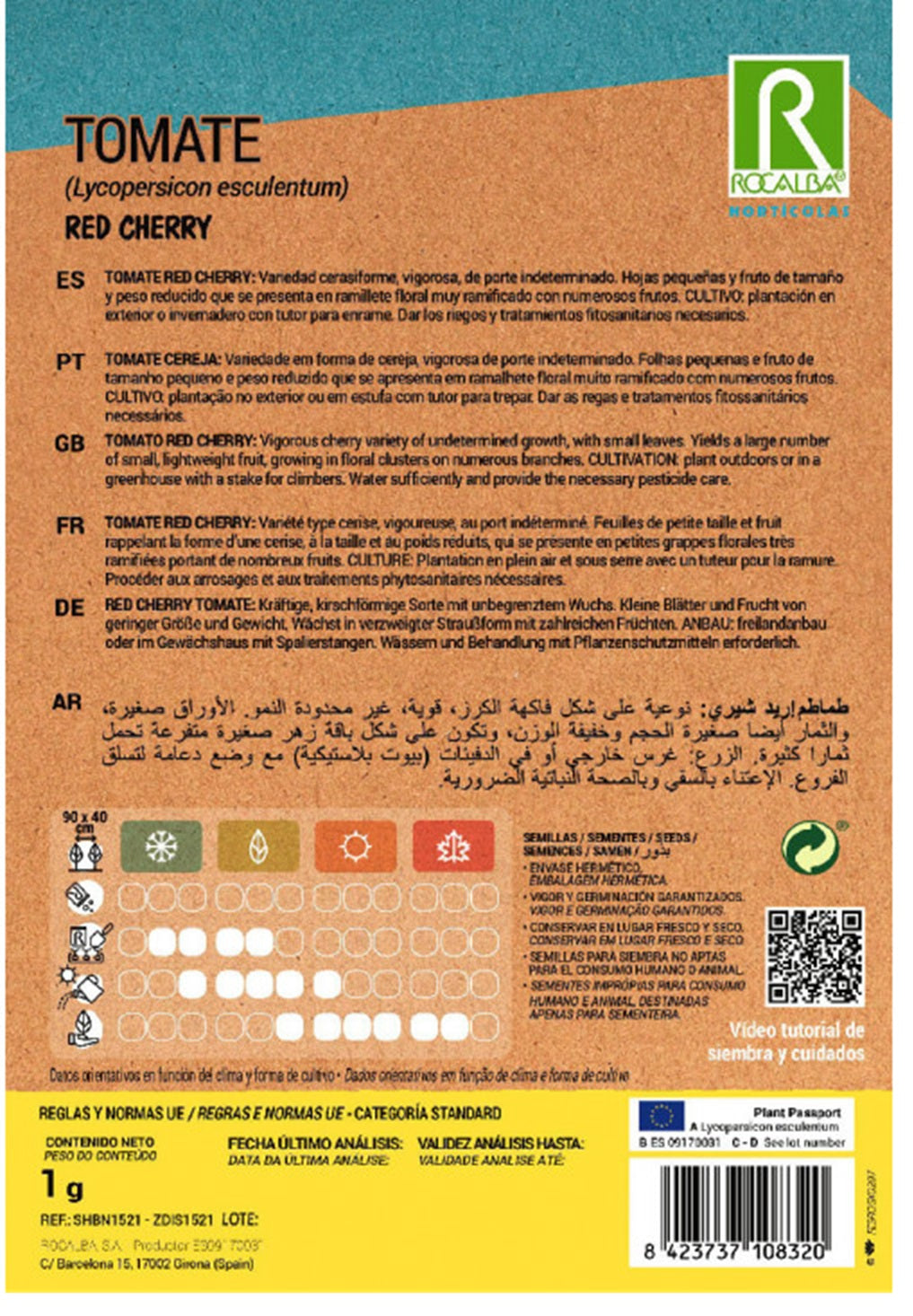 Semillas Tomate Red Cherry 1g_1