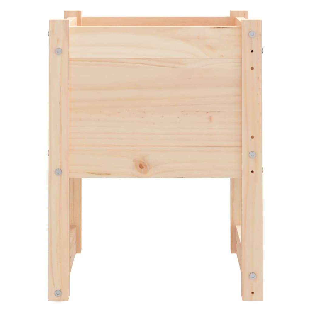 Jardinera De Madera Maciza De Pino 40x40x52,5 Cm_3