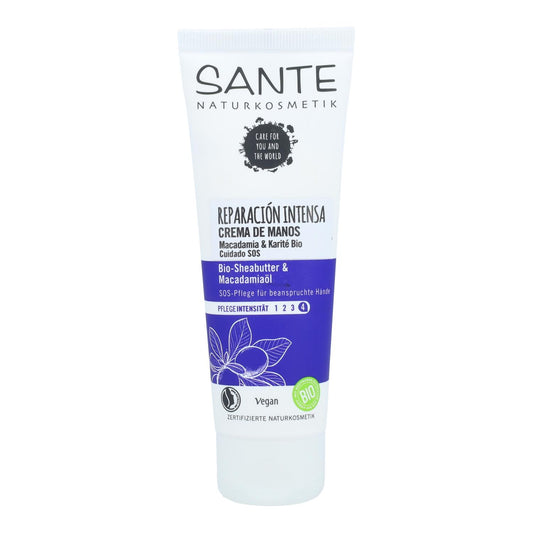 Crema de manos reparación intensa ciuidado SOS, Sante 75 ml