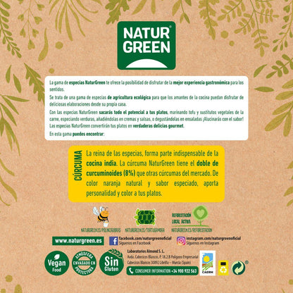 Cúrcuma Molida Bio 100 g NaturGreen