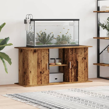 Vidaxl Soporte Para Acuario Madera Ingeniería Envejecida 121x41x58 Cm_1