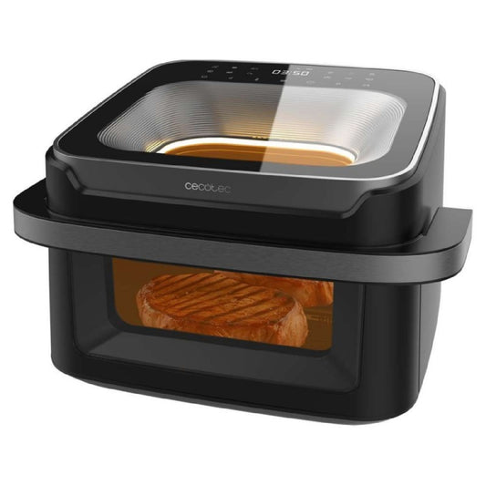 Cecotec Freidora De Aire Sin Aceite - Air Fryer 10l Cecofry Advance 10000 Full Vision. 2200w, Pared Divisoria, 12 Menús_0