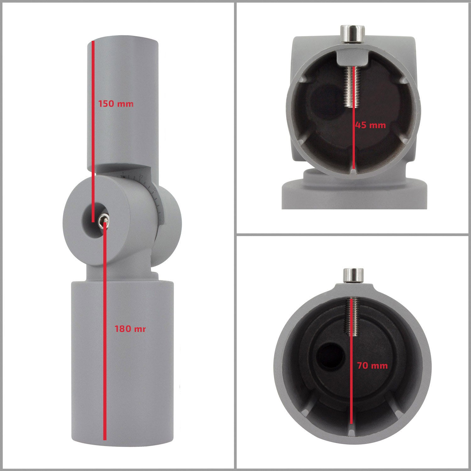Street Led Conector Direccionable Para Farolas Ø60 Mm_2