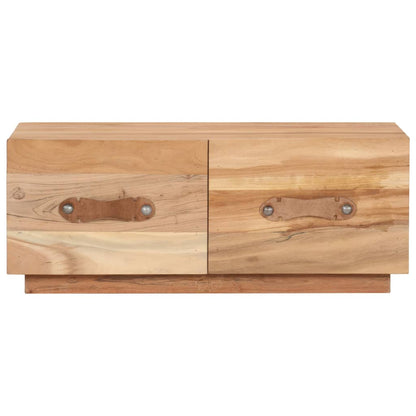 Mesa De Centro De Madera Maciza Reciclada 90x50x35 Cm_1