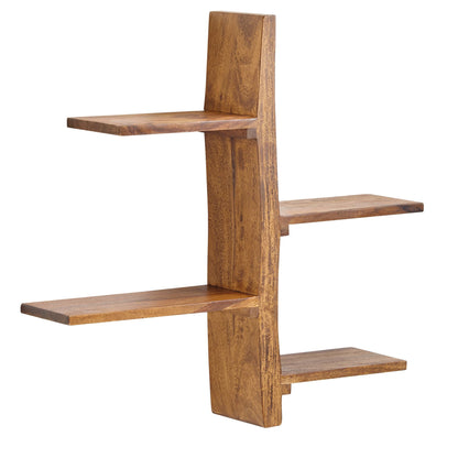 Estantería De Pared 58x60x15 Cm Madera Maciza De Sheesham_0