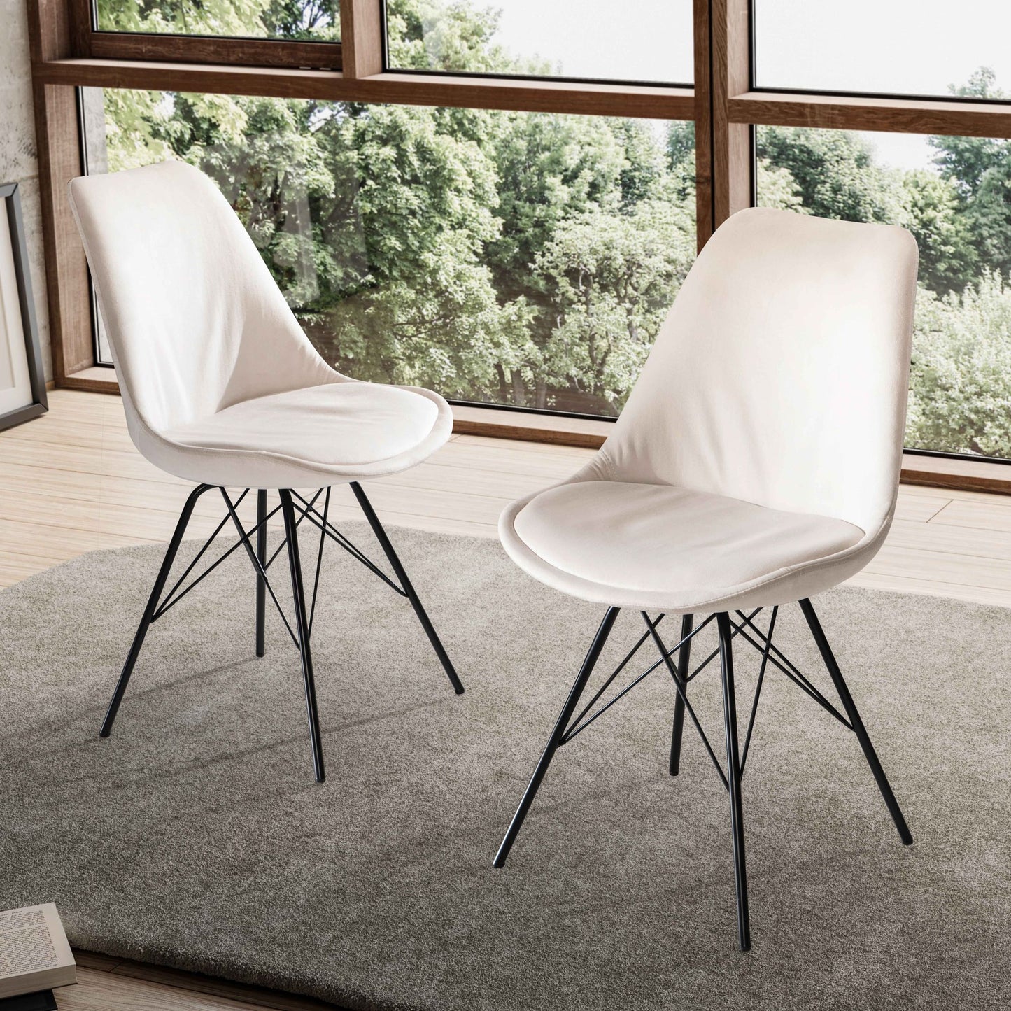 Silla De Comedor Ergonómica Y Resistente, Modelo Wl6.991_1