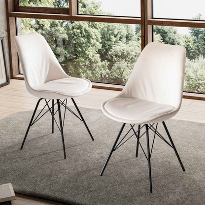 Silla De Comedor Ergonómica Y Resistente, Modelo Wl6.991_1