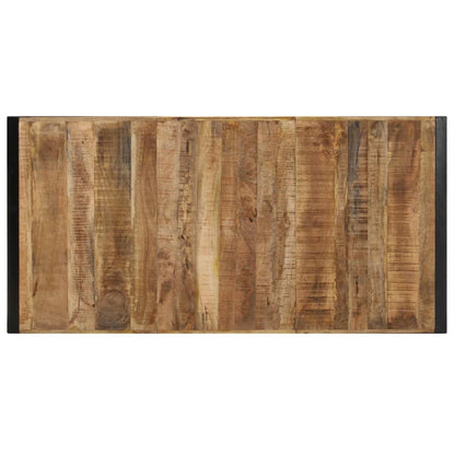 Mesa De Centro De Madera De Mango Rugosa 180x90x40 Cm_1