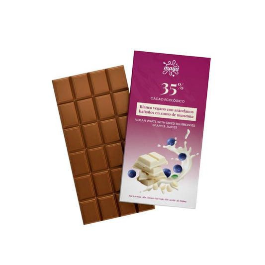 Chocolate Blanco Con Arandanos Maya Organic_0