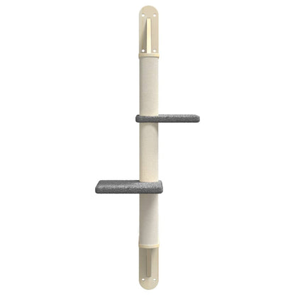 Vidaxl Árbol Rascador Para Gatos De Pared Gris Oscuro 108 Cm_3