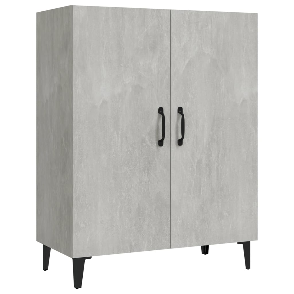 Aparador De Madera Contrachapada Gris Hormigón 70x34x90 Cm / Vetonek_2