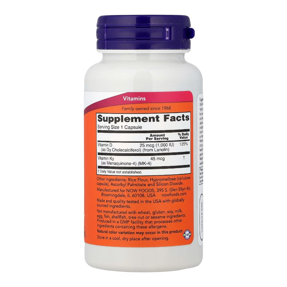 Vitamin D-3 & K-2 120 Caps_1
