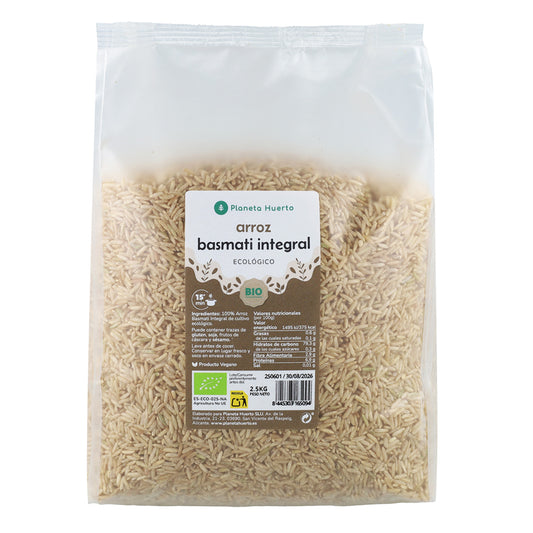 Arroz Basmati integral ECO Planeta Huerto 2,5 kg