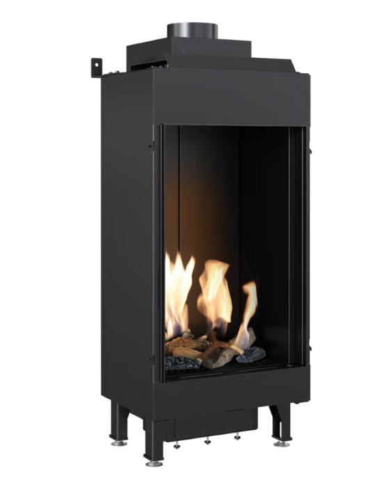 Bricosol Chimenea De Gas Kratki Leo 68 Afrontar Propano ∅ 100/150 3,8 Kw_0