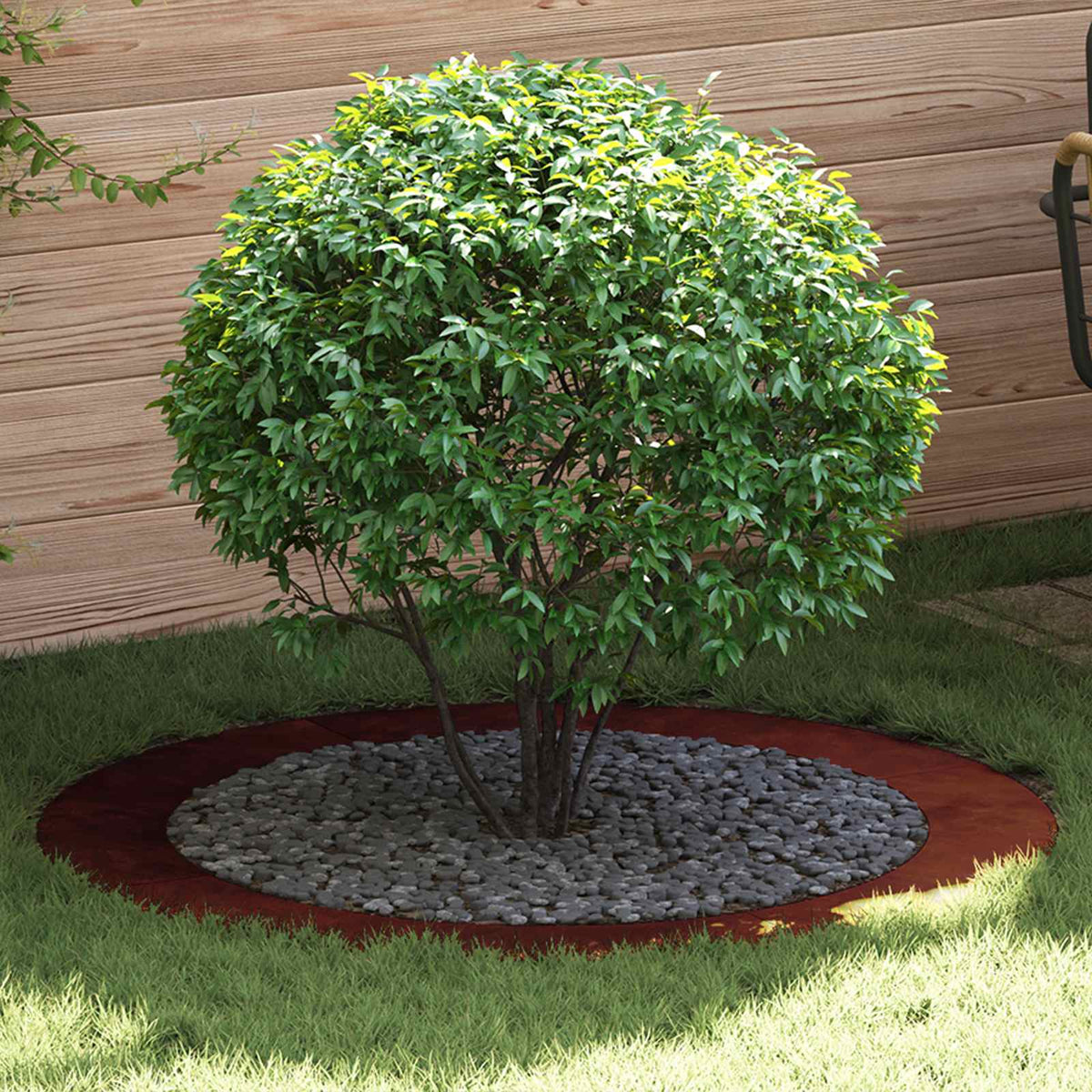 Adecuado Para Anillos De Árbol Plano 5 Uds. Oxidado Ø90/120 Cm_1