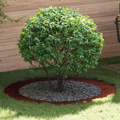 Adecuado Para Anillos De Árbol Plano 5 Uds. Oxidado Ø90/120 Cm_1