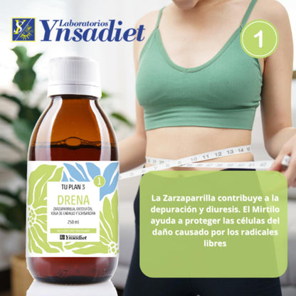 Tu plan 3 integral 20 días para recuperar tu figura ideal Ynsadiet