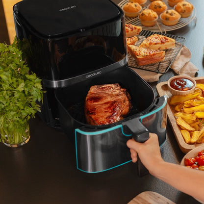 Freidora Sin Aceite De 5,5 L De Aire Caliente Cecofry Full Inox 5500 Pro. 1700 W, Dietética Y Digital, Panel Táctil, Acabados En Acero Inox, Tecnolo_4