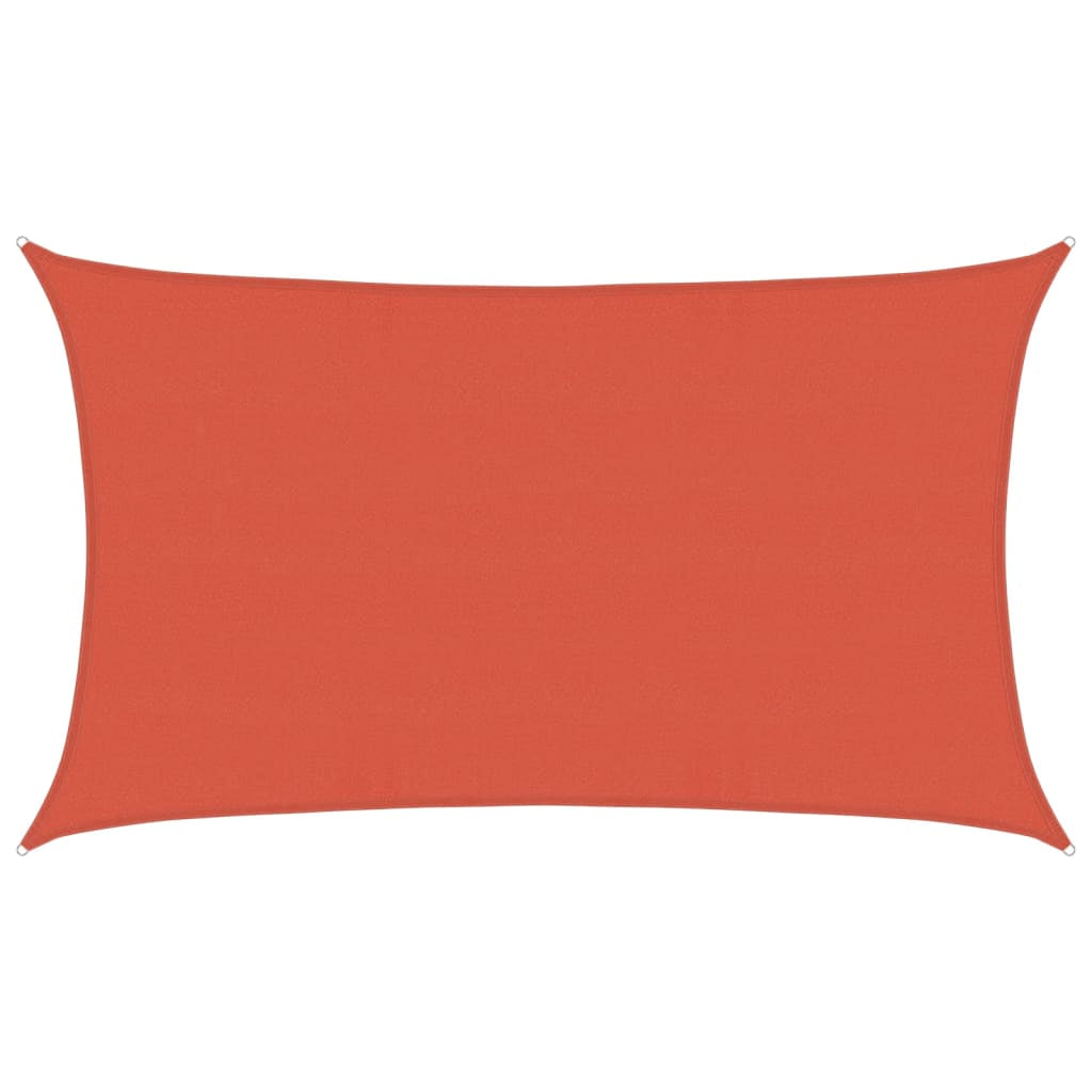 Vidaxl Toldo De Vela Hdpe Terracota 160 G/m² 5x8 M_0