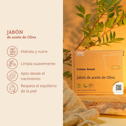 Jabón de aceite de oliva Comme Avant 100 g