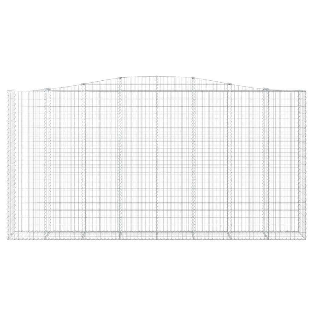 Cestas De Gaviones 3 Uds Forma De Arco Hierro 400x50x200/220 Cm_3