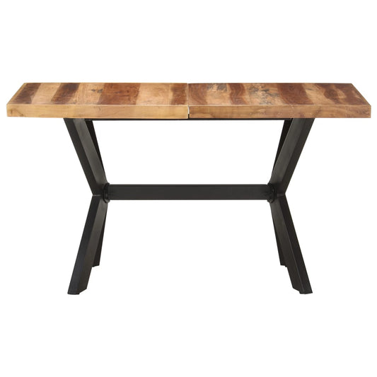 Mesa De Comedor De Madera Acacia Acabado Miel 140x70x75 Cm_0