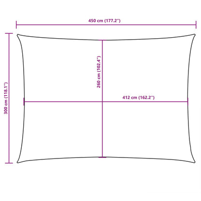 Vidaxl Toldo De Vela Rectangular Tela Oxford Negro 3x4,5 M_2