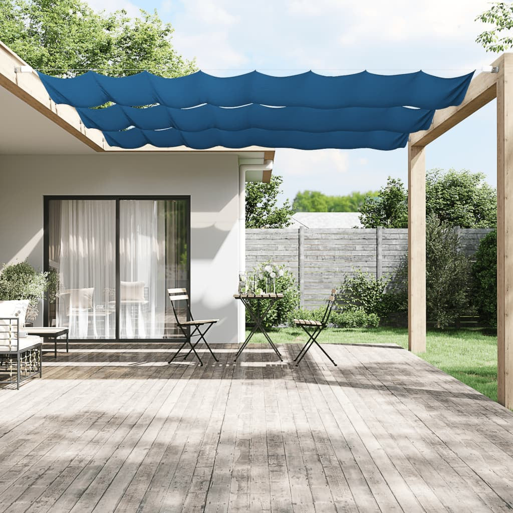 Vidaxl Toldo Vertical Tela Oxford Azul 60x1000 Cm_1