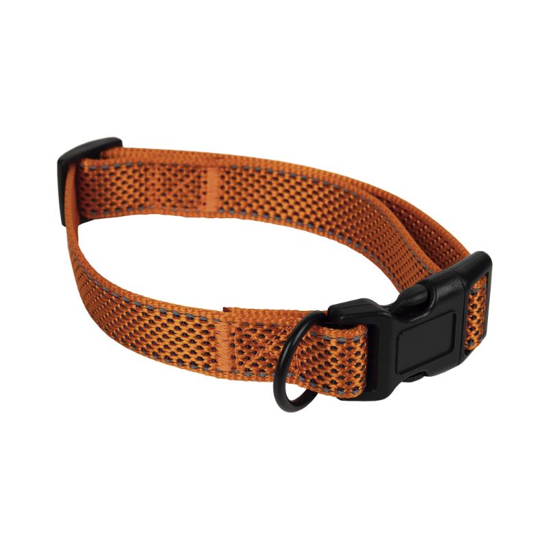 Collar Para Perros Reflectante Naranja 1,5 X 30-45 Cm_3