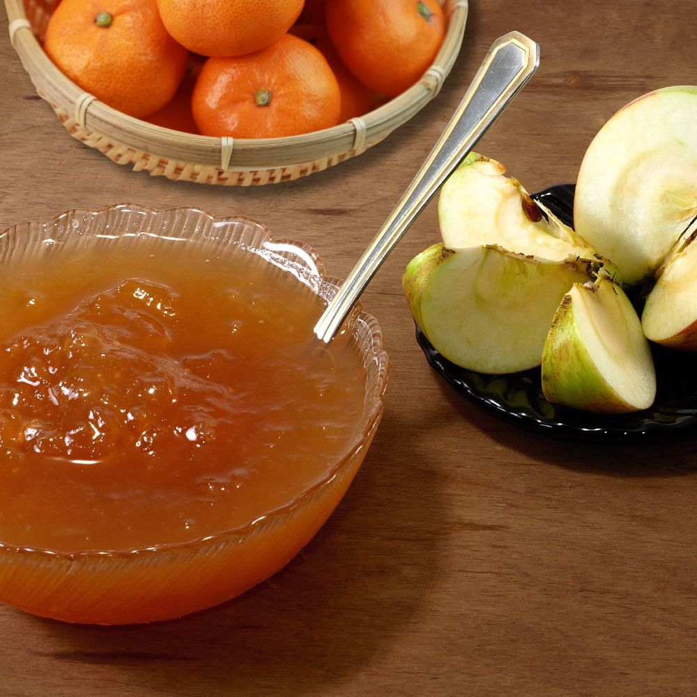 Mermelada De Manzana Reineta Y Mandarinas X 2 - De Lo Nuestro Artesano_1