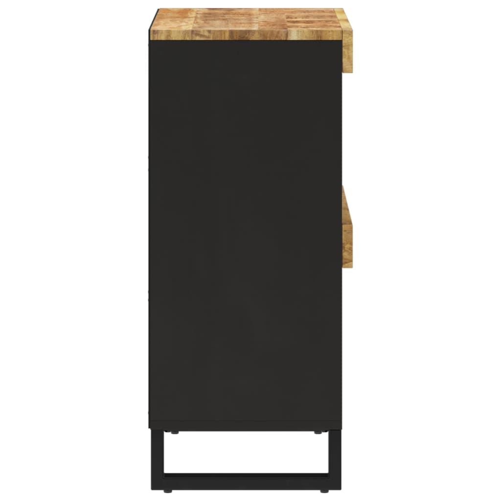 Armario Auxiliar De Madera Maciza De Mango 85x33x75 Cm_2